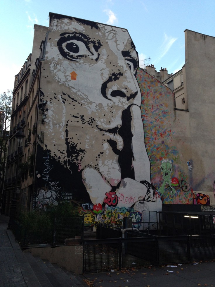 graffiti near pompidou center
