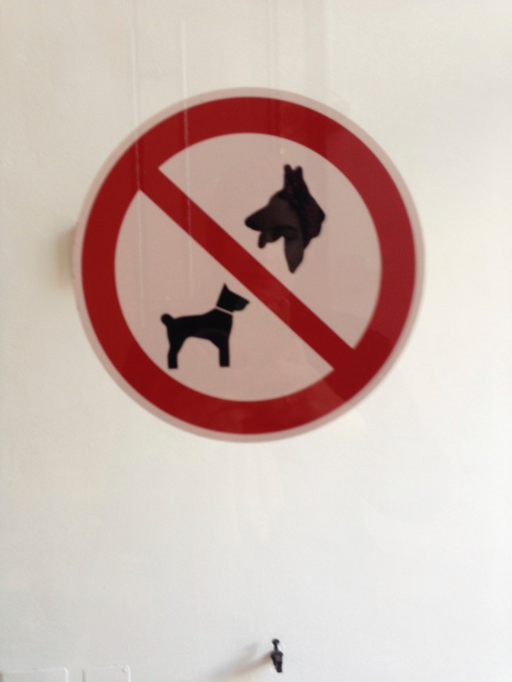 no dogs sign